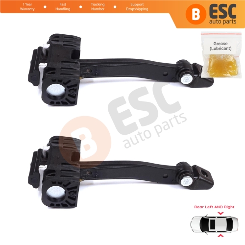 2 Pieces Rear Door Stop Check Assy Limiter Strap for BMW 1 Series F20 F20N 2011–2019 5-Door 51227446727