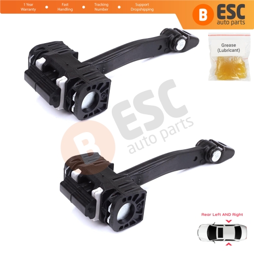 2 Pieces Rear Door Stop Check Assy Limiter Strap for BMW 1 Series F20 F20N 2011–2019 5-Door 51227446727
