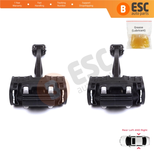 2 Pieces Rear Door Stop Check Assy Limiter Strap for BMW 1 Series F20 F20N 2011–2019 5-Door 51227446727
