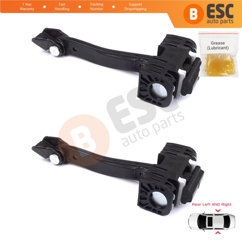 2 Pieces Rear Door Stop Check Assy Limiter Strap for BMW 1 Series F20 F20N 2011–2019 5-Door 51227446727
