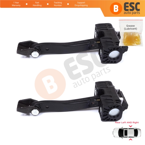 2 Pieces Rear Door Stop Check Assy Limiter Strap for BMW 1 Series F20 F20N 2011–2019 5-Door 51227446727