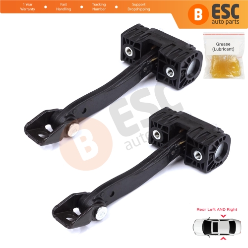 2 Pieces Rear Door Stop Check Assy Limiter Strap for BMW 1 Series F20 F20N 2011–2019 5-Door 51227446727