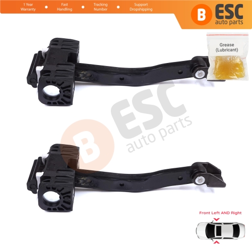 2 Pieces Front Door Stop Check Assy Limiter Strap for BMW 5 Series F10 F11 F18 LCI 2009-2017 51217182005  