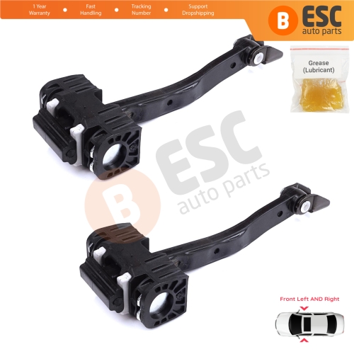 2 Pieces Front Door Stop Check Assy Limiter Strap for BMW 5 Series F10 F11 F18 LCI 2009-2017 51217182005  