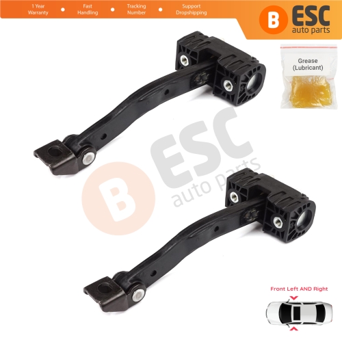 2 Pieces Front Door Stop Check Assy Limiter Strap for BMW 5 Series F10 F11 F18 LCI 2009-2017 51217182005  