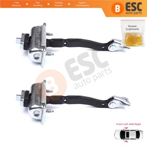 2 Pieces Front Door Stop Check Assy Limiter Strap for BMW X3 F25 2010-2017 X4 F26 2013-2018 51217205572 