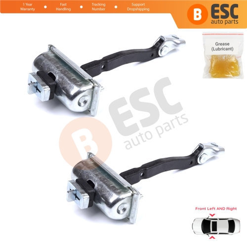 2 Pieces Front Door Stop Check Assy Limiter Strap for BMW X3 F25 2010-2017 X4 F26 2013-2018 51217205572 