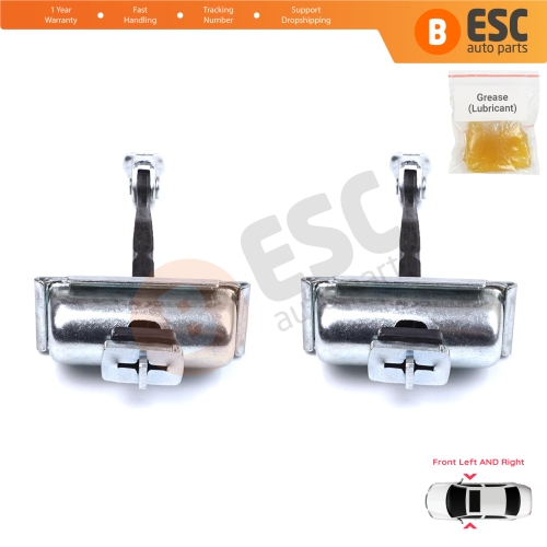 2 Pieces Front Door Stop Check Assy Limiter Strap for BMW X3 F25 2010-2017 X4 F26 2013-2018 51217205572 