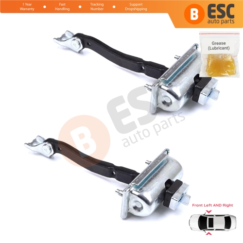 2 Pieces Front Door Stop Check Assy Limiter Strap for BMW X3 F25 2010-2017 X4 F26 2013-2018 51217205572 
