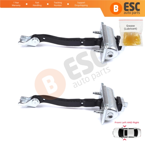 2 Pieces Front Door Stop Check Assy Limiter Strap for BMW X3 F25 2010-2017 X4 F26 2013-2018 51217205572 