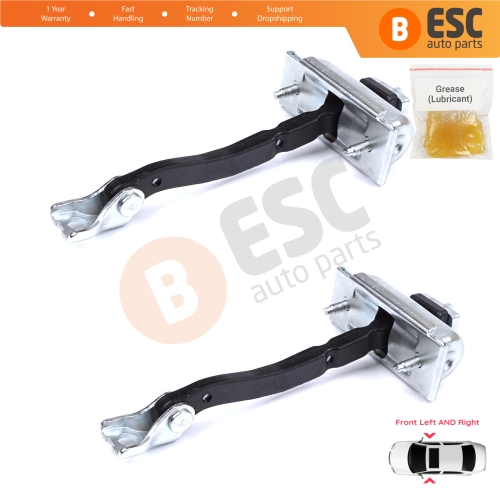 2 Pieces Front Door Stop Check Assy Limiter Strap for BMW X3 F25 2010-2017 X4 F26 2013-2018 51217205572 