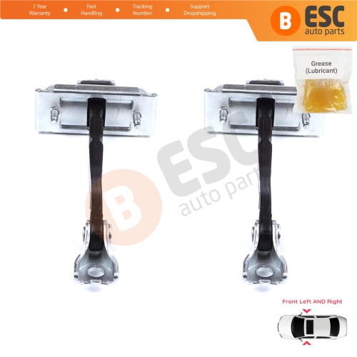 2 Pieces Front Door Stop Check Assy Limiter Strap for BMW X3 F25 2010-2017 X4 F26 2013-2018 51217205572 