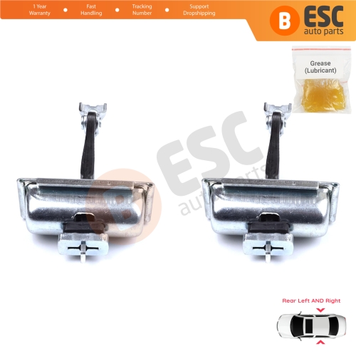 2 Pieces Rear Door Stop Check Assy Limiter Strap for BMW X3 F25 2010-2017 X4 F26 2013-2018 51227205613