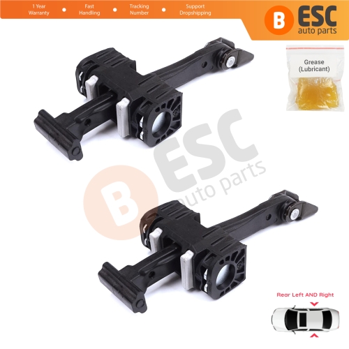 2 Pieces Rear Door Stop Check Assy Limiter Strap for BMW X1 E84 2009-2015 51222990642