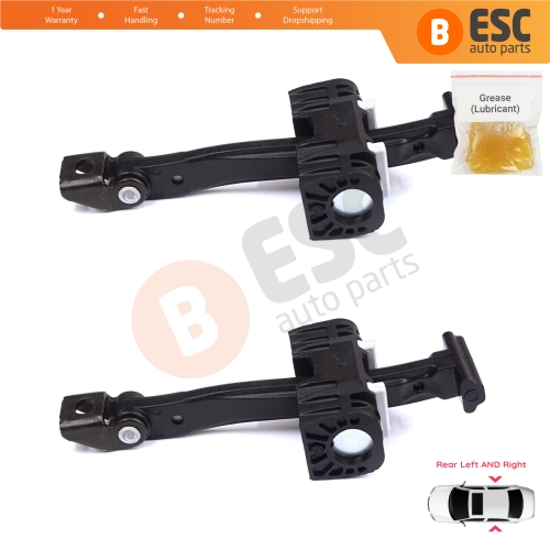 2 Pieces Rear Door Stop Check Assy Limiter Strap for BMW X1 E84 2009-2015 51222990642