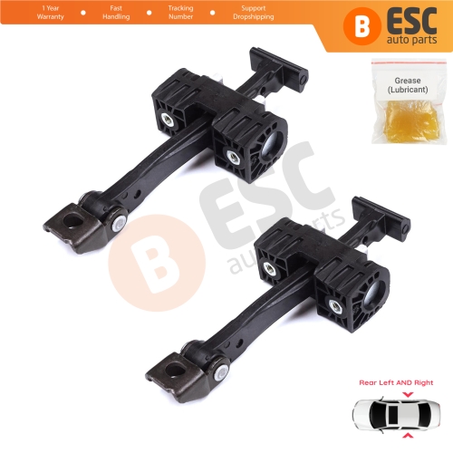 2 Pieces Rear Door Stop Check Assy Limiter Strap for BMW X1 E84 2009-2015 51222990642