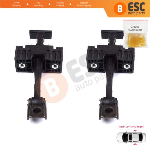 2 Pieces Rear Door Stop Check Assy Limiter Strap for BMW X1 E84 2009-2015 51222990642