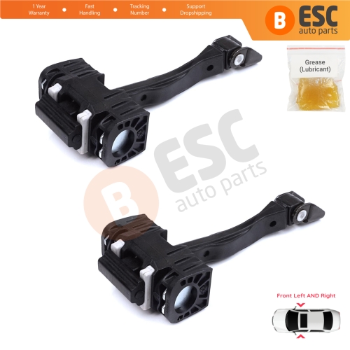 2 Pieces Front Door Stop Check Assy Limiter Strap for BMW X5 X6 F15 F85 F16 F86 2013-2018 51217290595