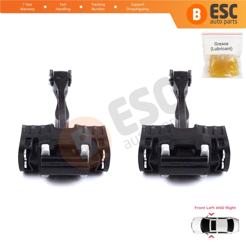 2 Pieces Front Door Stop Check Assy Limiter Strap for BMW X5 X6 F15 F85 F16 F86 2013-2018 51217290595