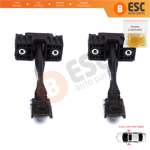 2 Pieces Front Door Stop Check Assy Limiter Strap for BMW X5 X6 F15 F85 F16 F86 2013-2018 51217290595