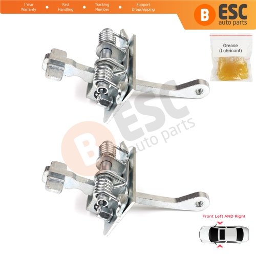 2 Pieces Front Door Stop Check Assy Limiter Strap for VW New Beetle 9C1 1C1 1Y7 1998-2012 1C0837249C