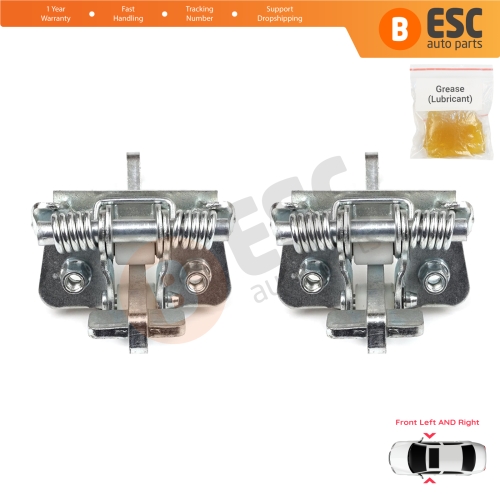 2 Pieces Front Door Stop Check Assy Limiter Strap for VW New Beetle 9C1 1C1 1Y7 1998-2012 1C0837249C
