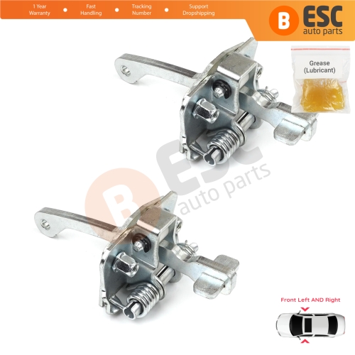 2 Pieces Front Door Stop Check Assy Limiter Strap for VW New Beetle 9C1 1C1 1Y7 1998-2012 1C0837249C