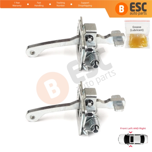 2 Pieces Front Door Stop Check Assy Limiter Strap for VW New Beetle 9C1 1C1 1Y7 1998-2012 1C0837249C