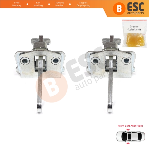 2 Pieces Front Door Stop Check Assy Limiter Strap for VW New Beetle 9C1 1C1 1Y7 1998-2012 1C0837249C