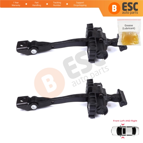 2 Pieces Front Door Stop Check Assy Limiter Strap for BMW 2 Series MK1 F45 F46 Tourer 2013-2021 51217404897