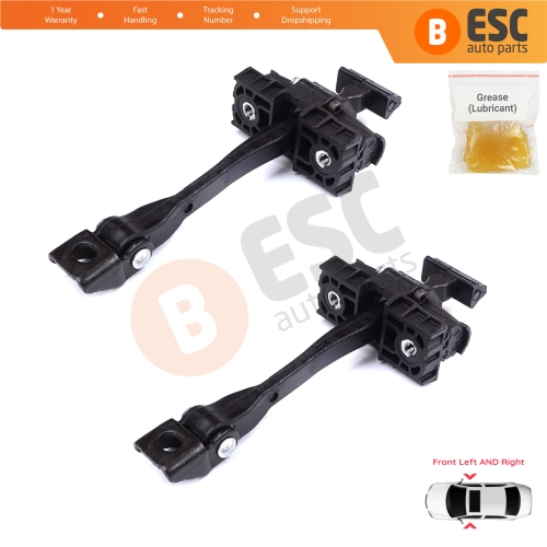 2 Pieces Front Door Stop Check Assy Limiter Strap for BMW 2 Series MK1 F45 F46 Tourer 2013-2021 51217404897