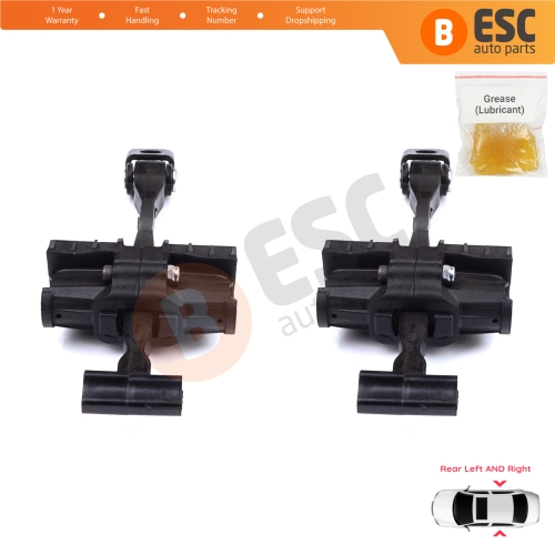 2 Pieces Rear Door Stop Check Assy Limiter Strap for BMW 2 Series MK1 F45 F46 Tourer 2013-2021 51227404899
