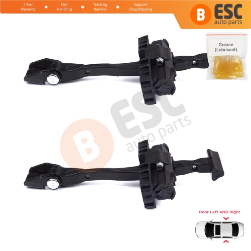 2 Pieces Rear Door Stop Check Assy Limiter Strap for BMW 2 Series MK1 F45 F46 Tourer 2013-2021 51227404899
