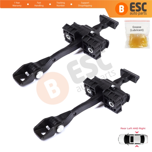 2 Pieces Rear Door Stop Check Assy Limiter Strap for BMW 2 Series MK1 F45 F46 Tourer 2013-2021 51227404899
