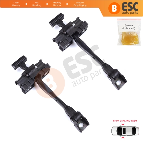 2 Pieces Front Door Stop Check Assy Limiter Strap for BMW X1 F48 MK2 2014-2022 51217436001