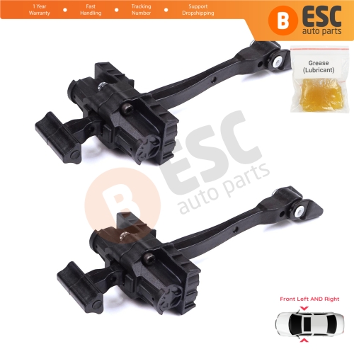 2 Pieces Front Door Stop Check Assy Limiter Strap for BMW X1 F48 MK2 2014-2022 51217436001