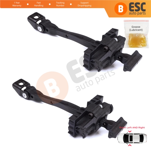 2 Pieces Front Door Stop Check Assy Limiter Strap for BMW X1 F48 MK2 2014-2022 51217436001