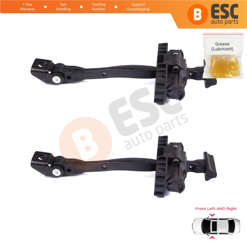 2 Pieces Front Door Stop Check Assy Limiter Strap for BMW X1 F48 MK2 2014-2022 51217436001