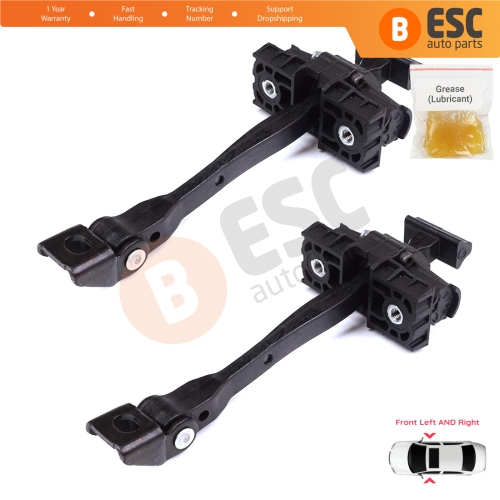 2 Pieces Front Door Stop Check Assy Limiter Strap for BMW X1 F48 MK2 2014-2022 51217436001