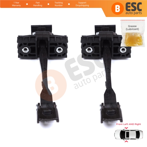 2 Pieces Front Door Stop Check Assy Limiter Strap for BMW X1 F48 MK2 2014-2022 51217436001