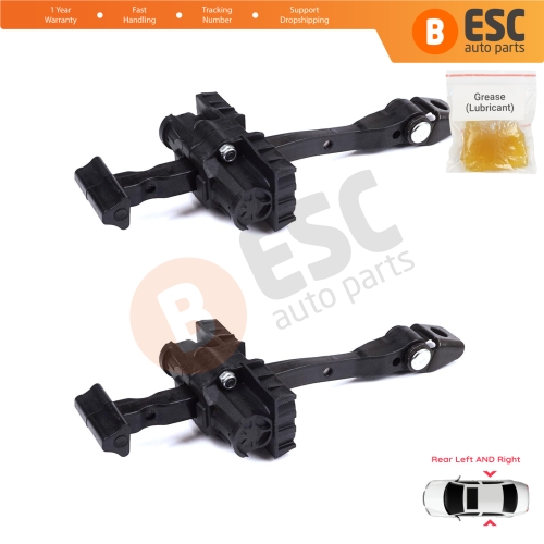 2 Pieces Rear Door Stop Check Assy Limiter Strap for BMW X1 F48 MK2 2014-2022 51227436003