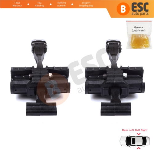 2 Pieces Rear Door Stop Check Assy Limiter Strap for BMW X1 F48 MK2 2014-2022 51227436003