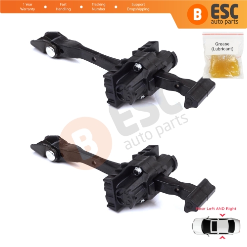 2 Pieces Rear Door Stop Check Assy Limiter Strap for BMW X1 F48 MK2 2014-2022 51227436003