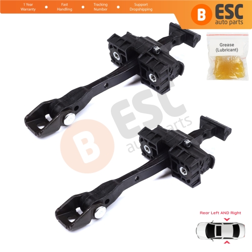 2 Pieces Rear Door Stop Check Assy Limiter Strap for BMW X1 F48 MK2 2014-2022 51227436003