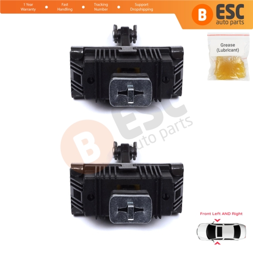 2 Pieces Front Door Stop Check Assy Limiter Strap for BMW 1 Series MK1 E81 E82 E88 2006-2013 2/3 Door 41517164623
