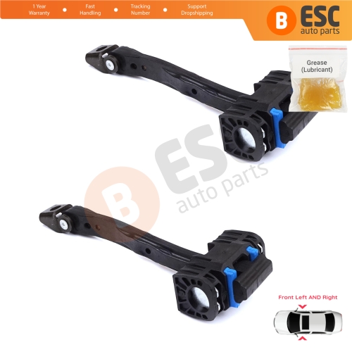 2 Pieces Front Door Stop Check Assy Limiter Strap for VW Passat B8 3G CB 2014-2023 3G0837249B
