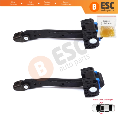 2 Pieces Front Door Stop Check Assy Limiter Strap for VW Passat B8 3G CB 2014-2023 3G0837249B