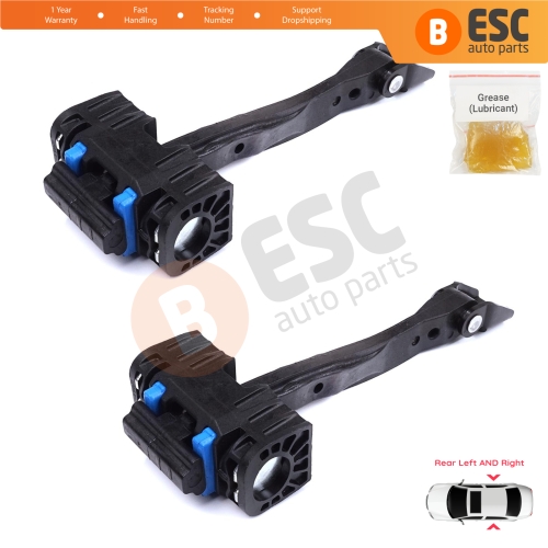 2 Pieces Rear Door Stop Check Assy Limiter Strap for VW Passat B8 3G CB 2014-2023 3G5839249B