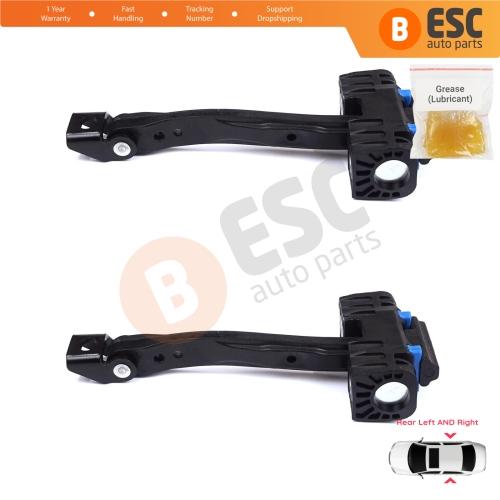 2 Pieces Rear Door Stop Check Assy Limiter Strap for VW Passat B8 3G CB 2014-2023 3G5839249B