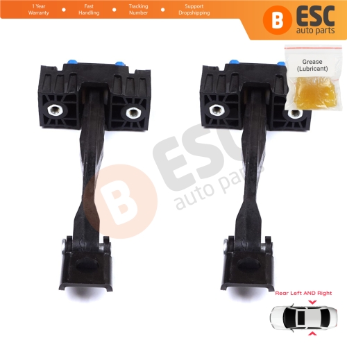2 Pieces Rear Door Stop Check Assy Limiter Strap for VW Passat B8 3G CB 2014-2023 3G5839249B